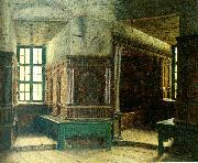 johan krouthen, interior fran gripsholms slott